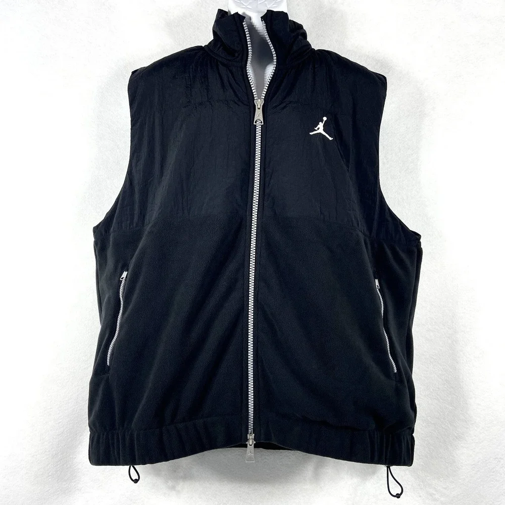 Nike Air Jordan Essentials Winter Vest Men's Large Black FD8628-010 New